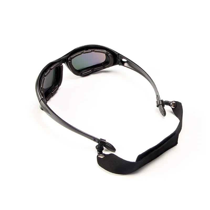 Tactical polarised sunglasses with full rim PC frame for outdoor cycling activities