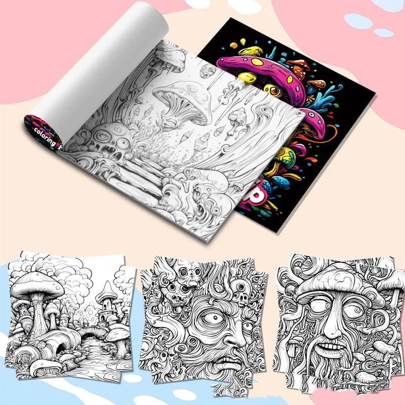 A5 portrait sketchbook with an acid tour coloured cover, shown with its 200mm length.