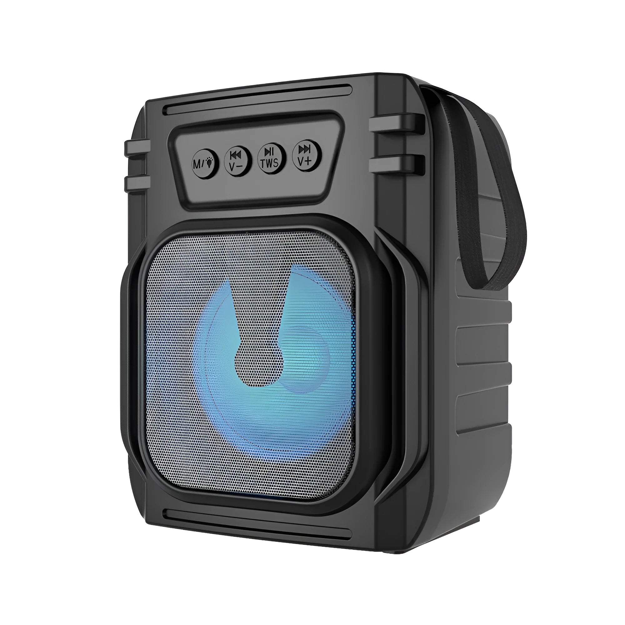Portable Bluetooth speaker in colour 3107 with compact design and USB charging port