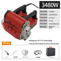Wall planing machine with plastic box housing, 3480W power, 5mm depth, 82mm width for wall skin removal