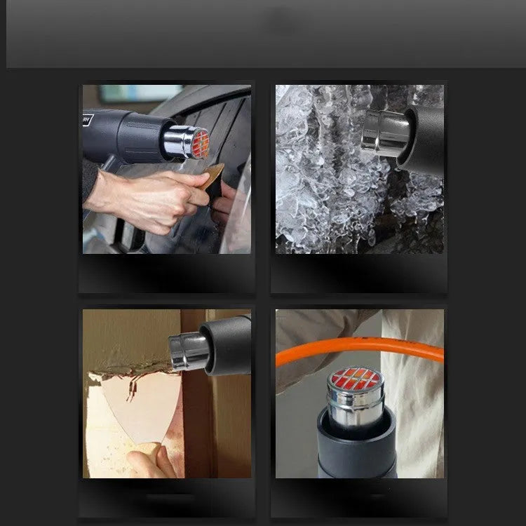 Industrial 2000W hot air tool with two-speed settings for shrink tube and thermal applications
