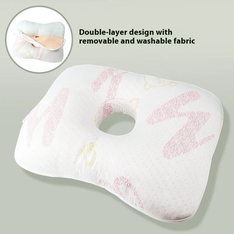 Boer Gray single hole ear pillow with polyester filling for beauty salon facial treatments