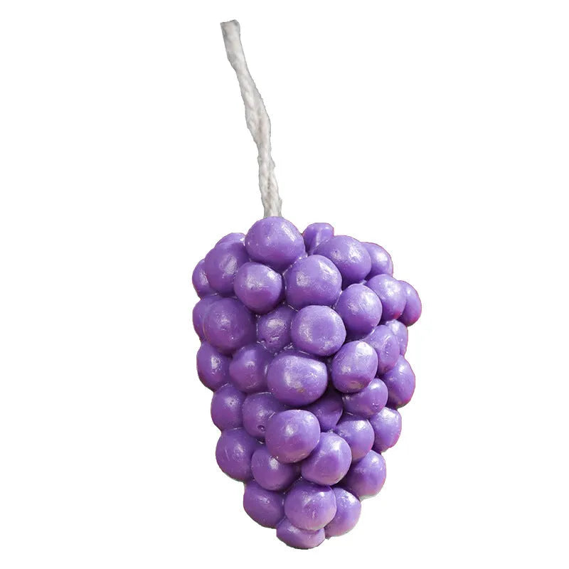 Grape handmade soap purple green 80g bar