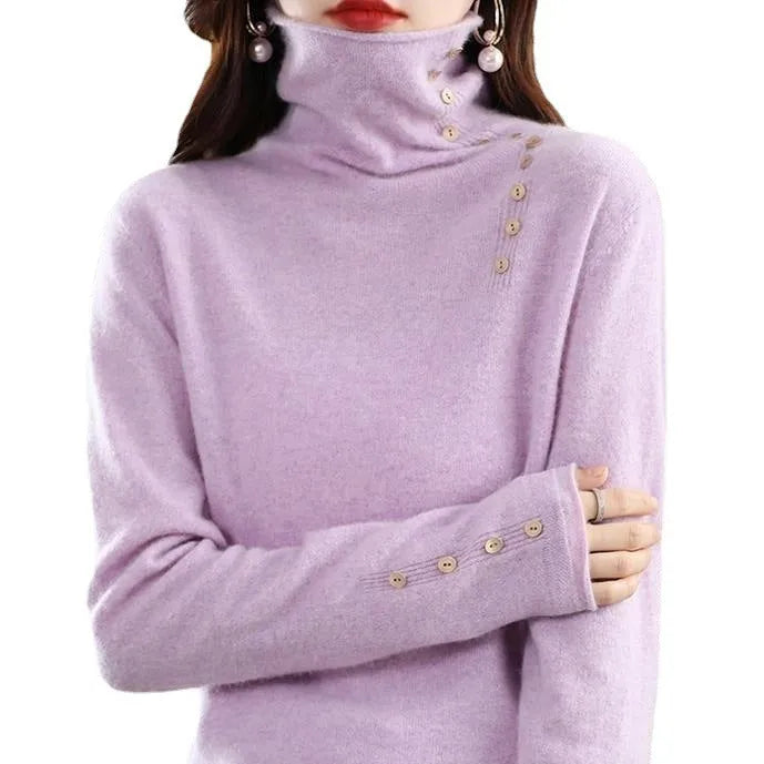 Core-spun yarn knitted bottoming shirt with 3D pattern in slim fit styling