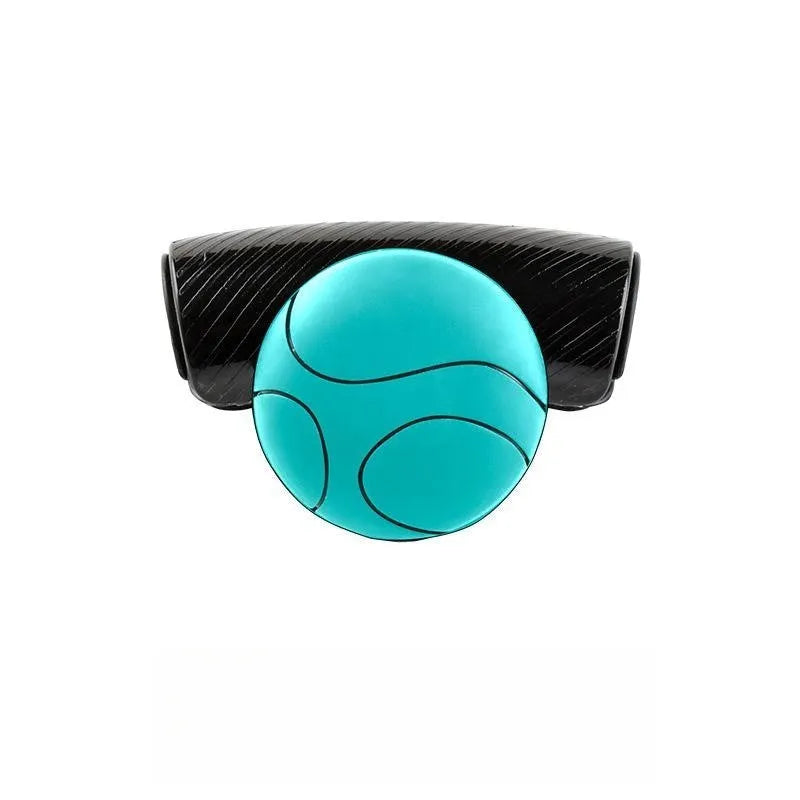 Black silicone steering wheel assist ball with metal bearing booster for single-hand driving