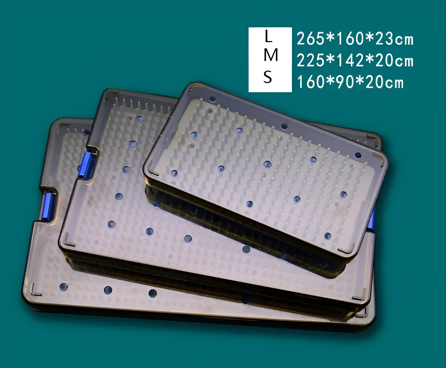 Silicone disinfection box for UV sanitising phones and keys in three different sizes