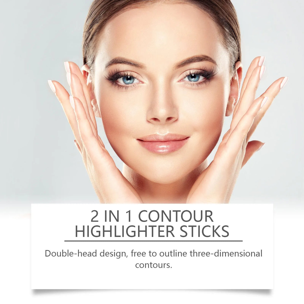 Double-ended highlighting pencil with highlighter and repair tool in compact design