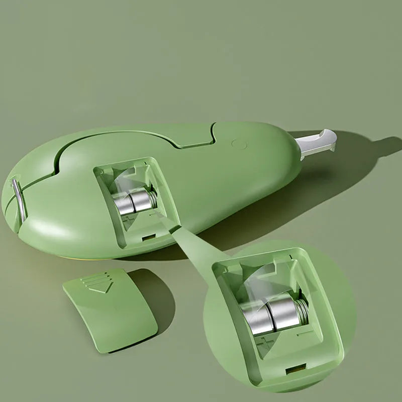 Green LED pet nail clipper for trimming small dog and cat claws