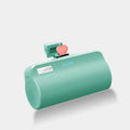 Universal power bank mobile phone with 3000 mAh battery in black, green, pink, and white colour options