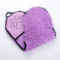 Blue quick-dry microfiber pet bath towel measuring 62 by 23 cm for dog and cat drying