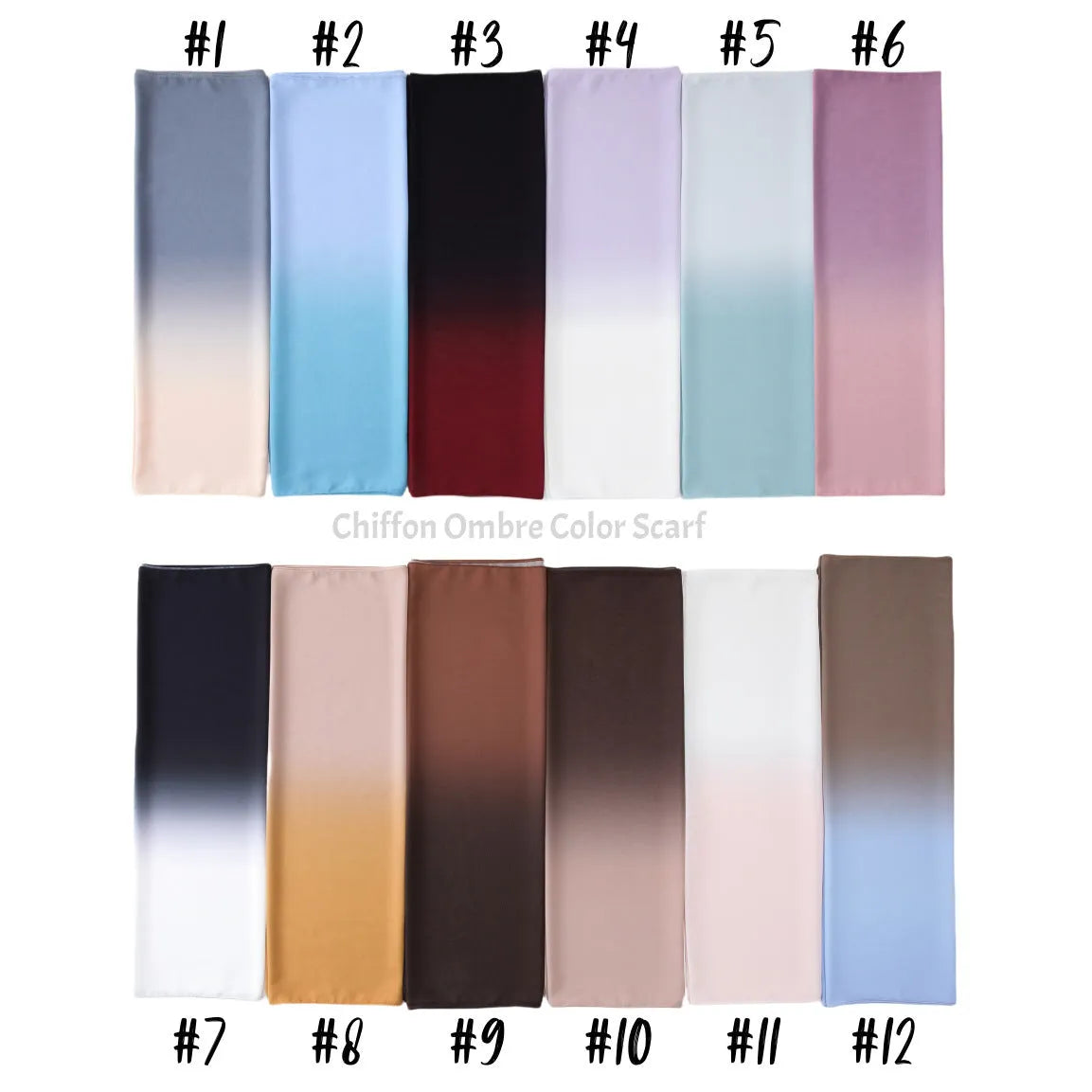 Women's chiffon ethnic scarf in Pu long design showing length and lightweight fabric texture