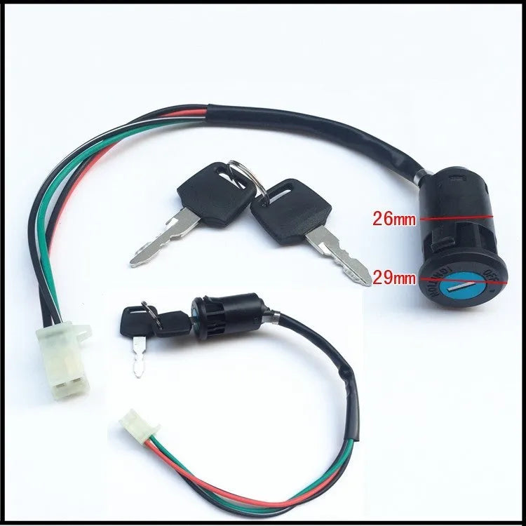 Waterproof plastic electric door lock actuator for car central locking system