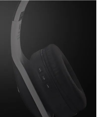 Bluetooth 5.0 wireless stereo sports headset in Black or White with 300mAh battery and 10m range