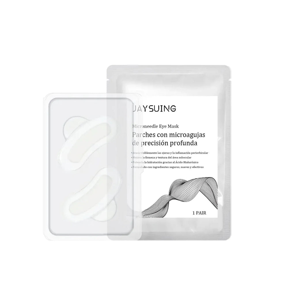 Micro needle under-eye mask patch containing nicotinamide and hyaluronic acid for targeted skincare application