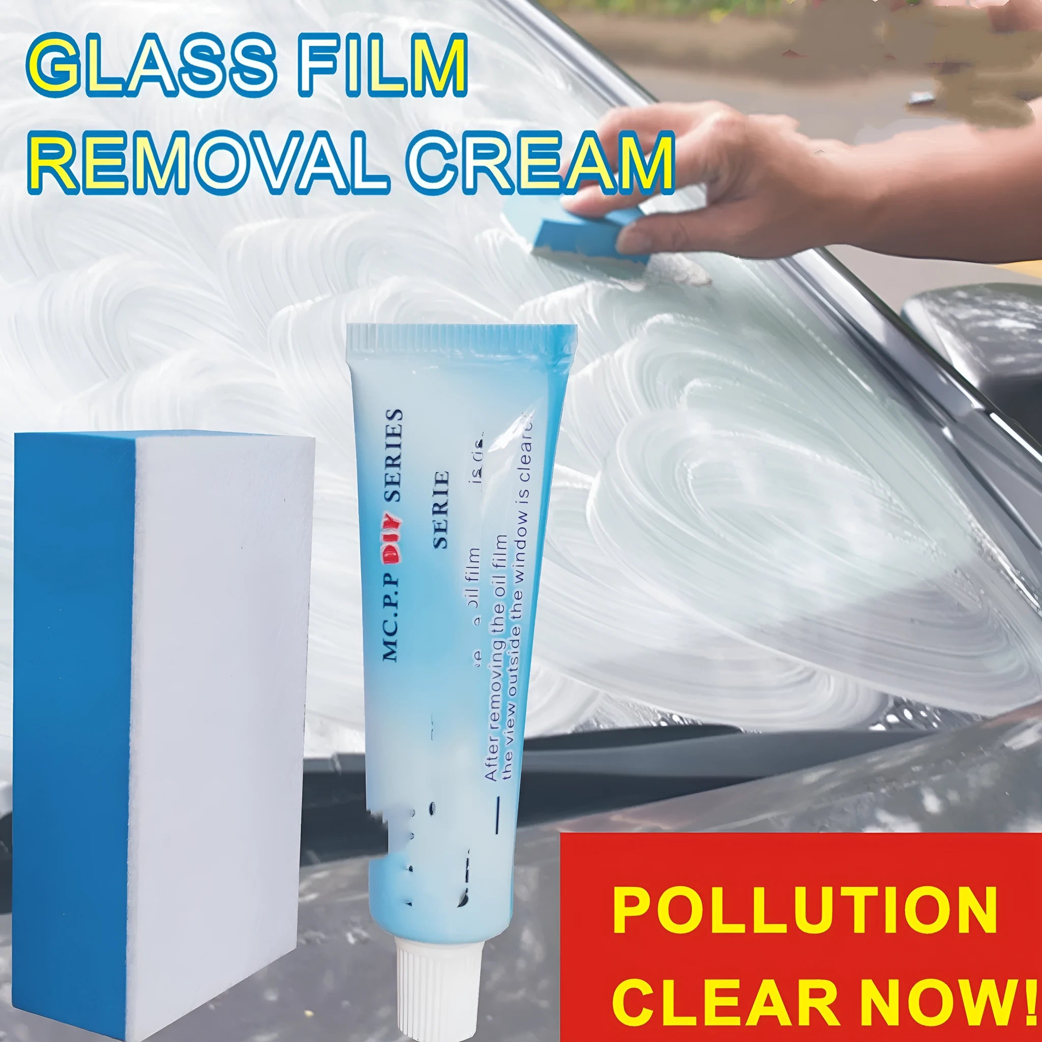 White English version 15ml automotive glass water repellent spray sachet
