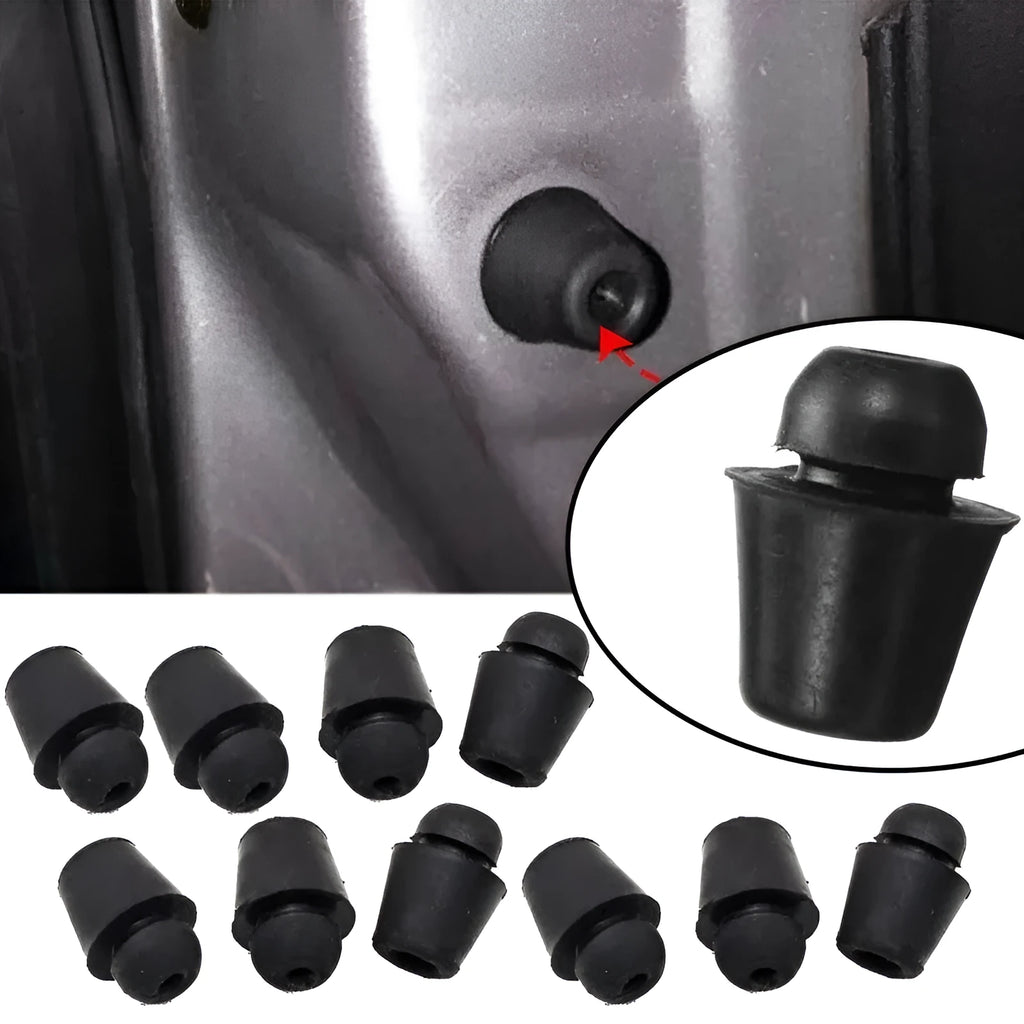 Ten rubber automobile buckle buffer clips for vibration damping in vehicle applications
