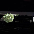 Jasmine car solid air freshener gypsum diffuser with essential oil bottle