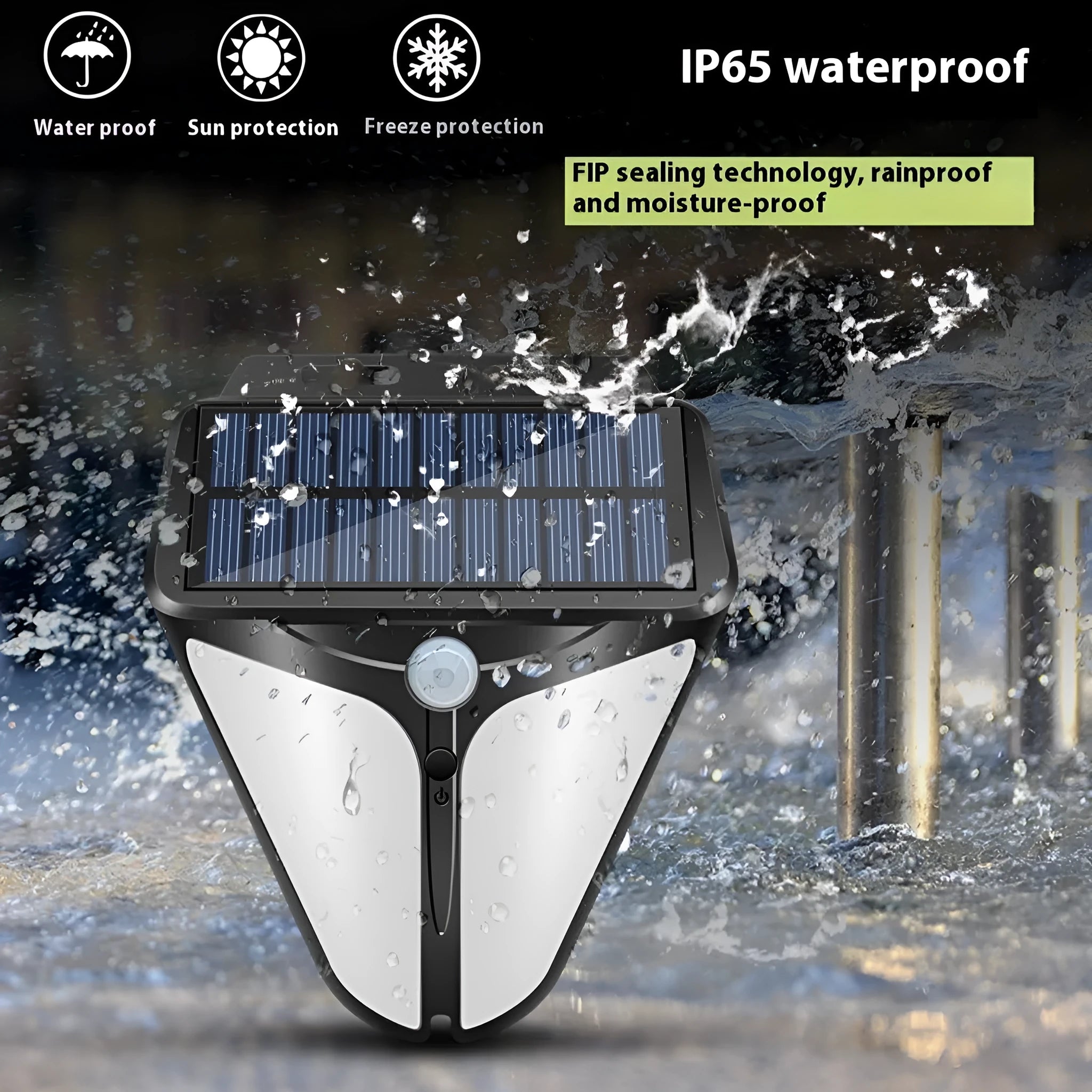 Heart-shaped solar wall lamp with human induction sensor for outdoor courtyard lighting