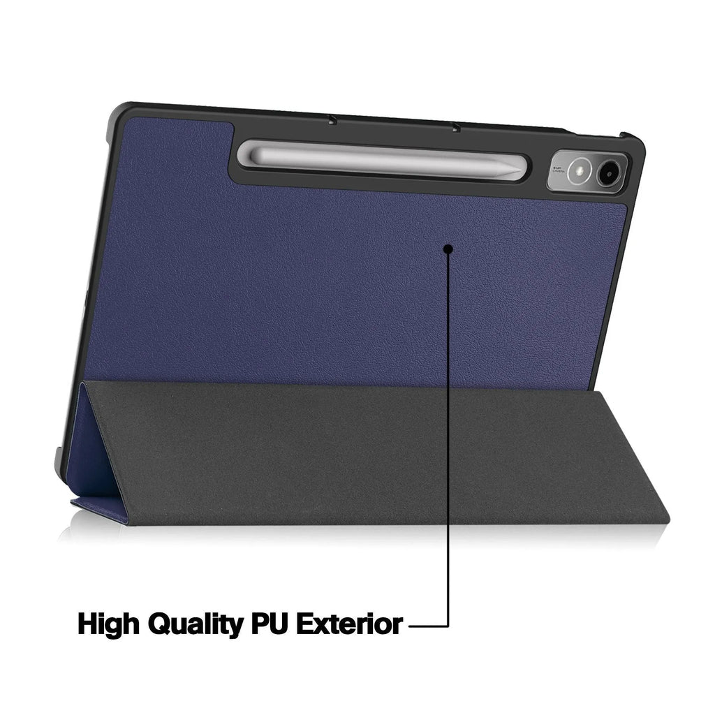Lenovo Tab P12 tablet protective case with a magnetic folding stand in a selection of colour and graphic design options.