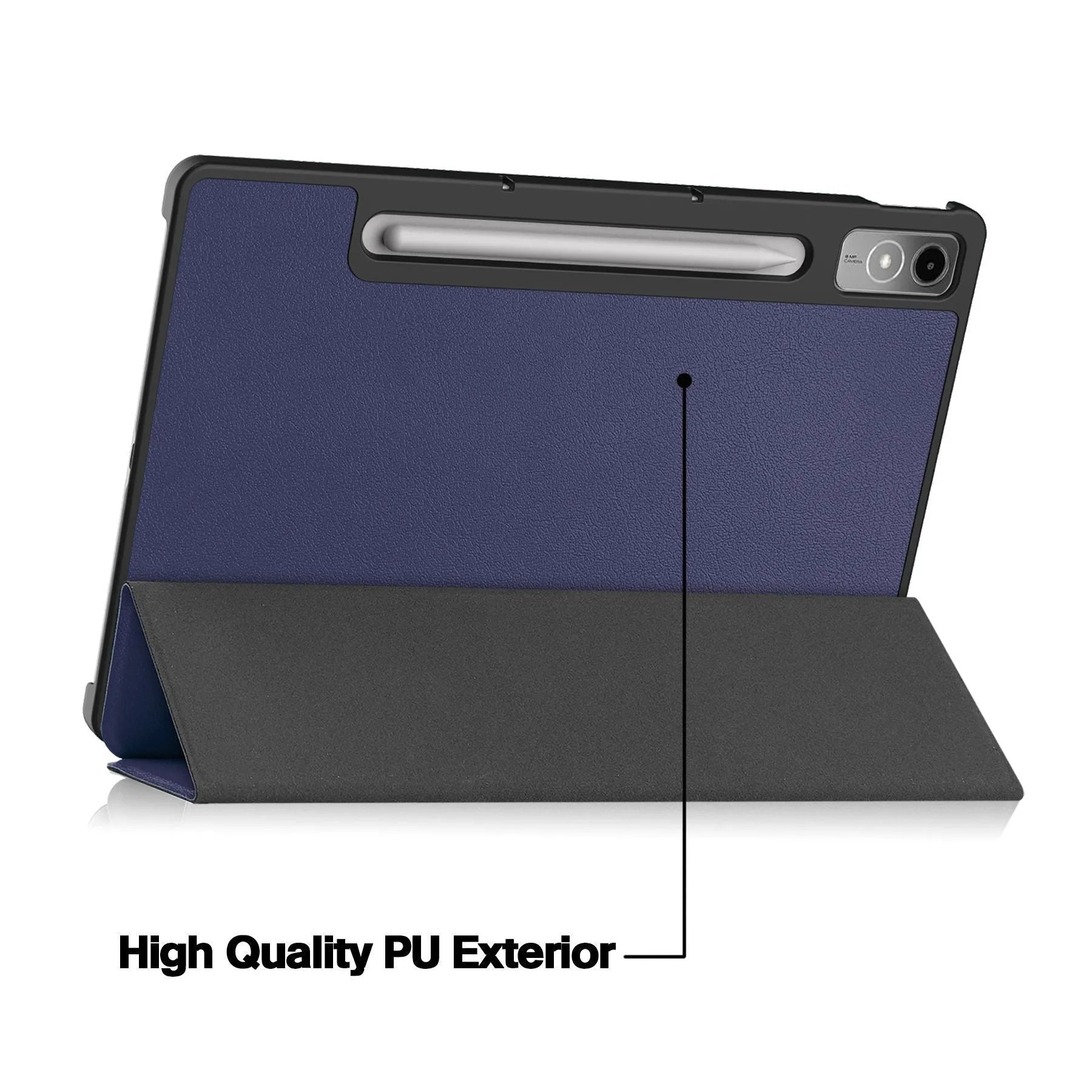 Lenovo Tab P12 tablet protective case with a magnetic folding stand in a selection of colour and graphic design options.