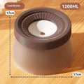 Non-wet mouth suspension bowl for medium and small dogs and cats in blue, green and brown colours