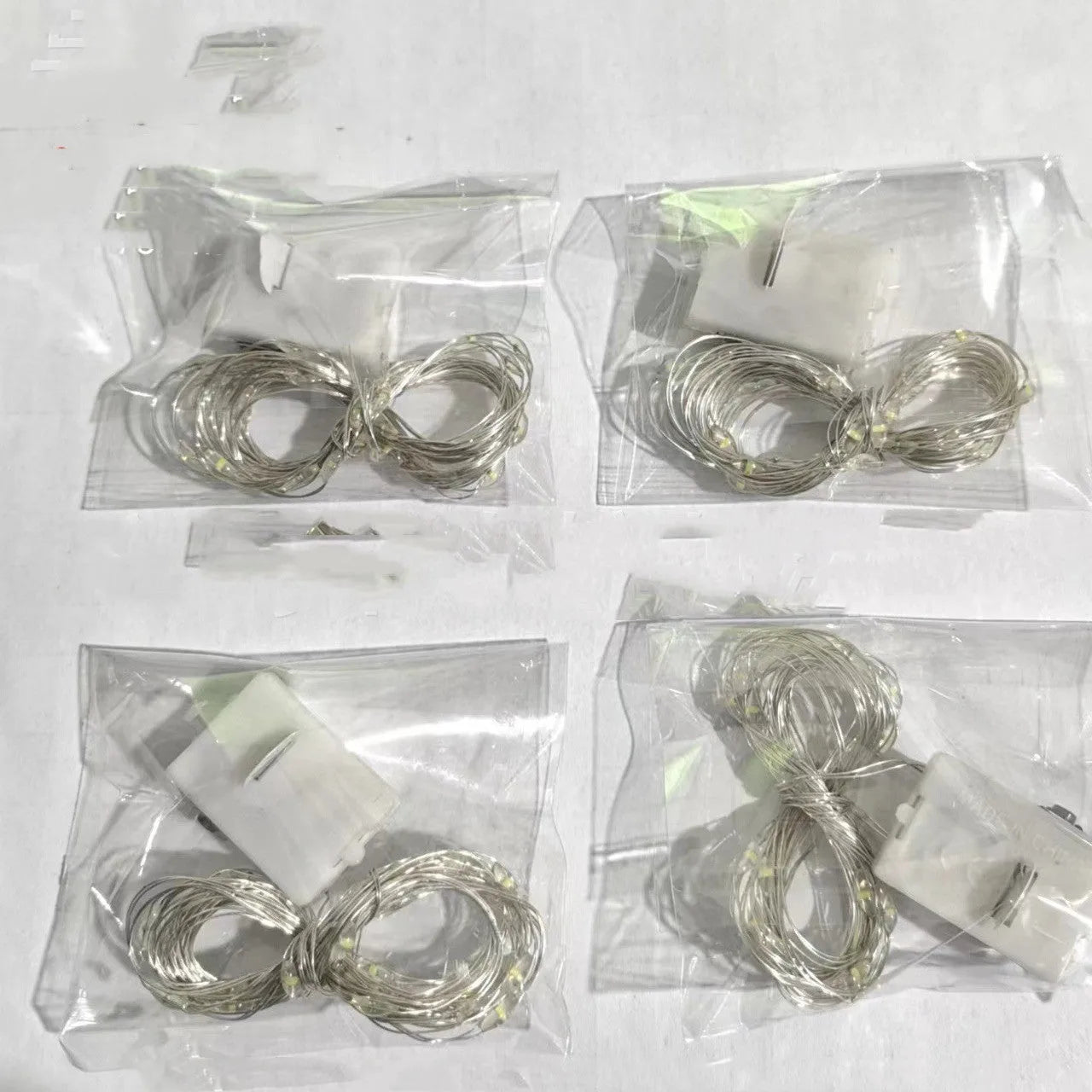 LED copper wire light in small white box with three-gear adjustment chain for cakes and flowers