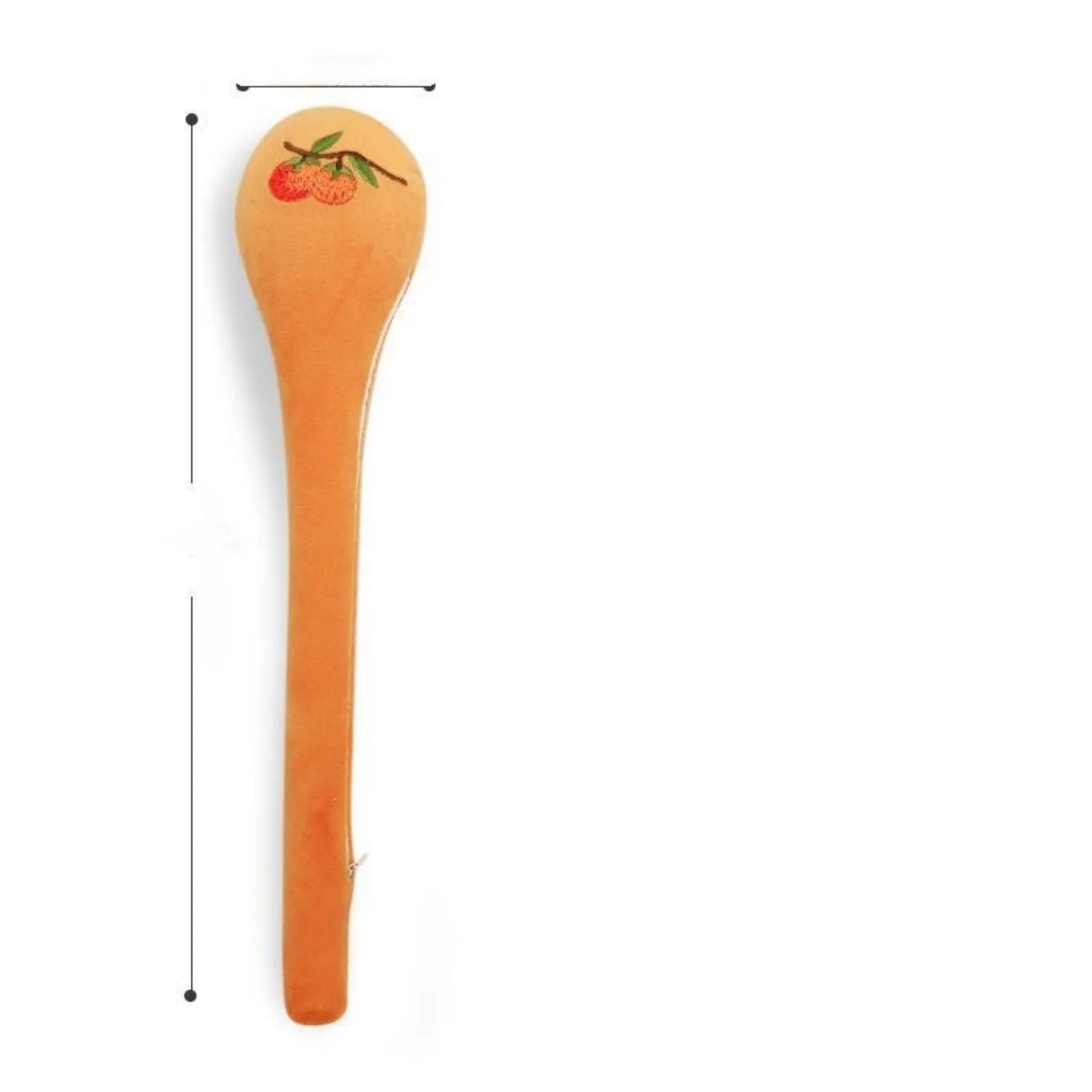 48 cm zipper-style percussion massage stick with meridian flap for back pain relief