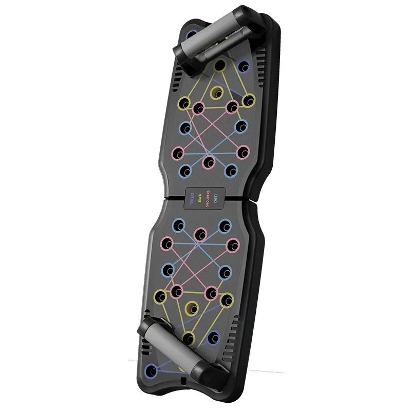 ABS plastic flat push up support plate for chest, shoulder, back and arm workouts