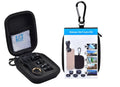 Universal 5-in-1 clip-on phone lens kit with wide angle macro fisheye telephoto and CPL lenses in black