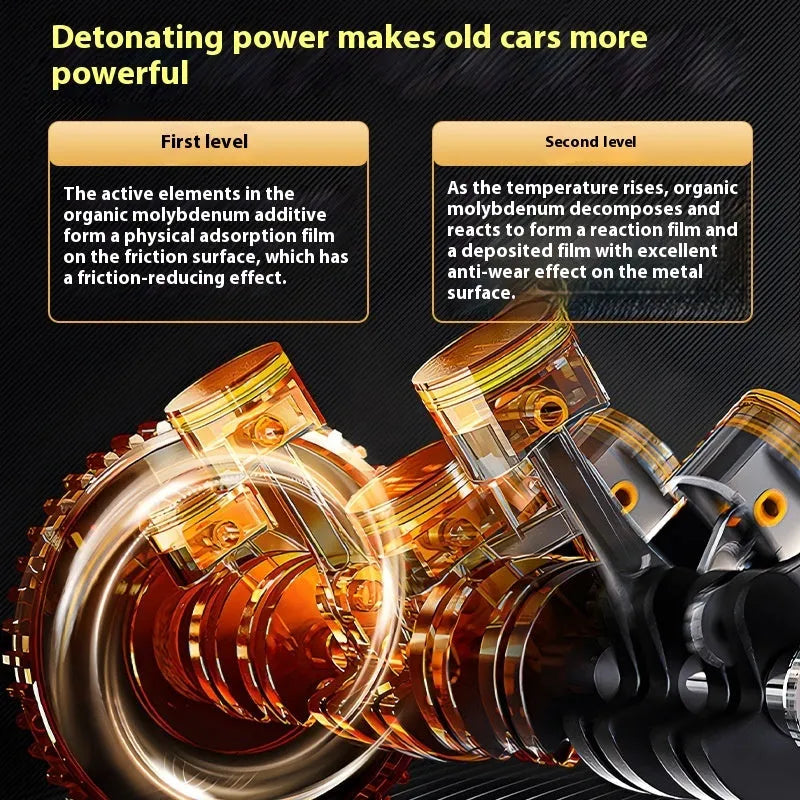 60ml automobile engine oil anti-wear additive in white container for repair and maintenance