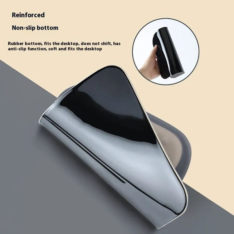 Ergonomic cloth silicone mouse pad with wrist rest in multiple colour options.