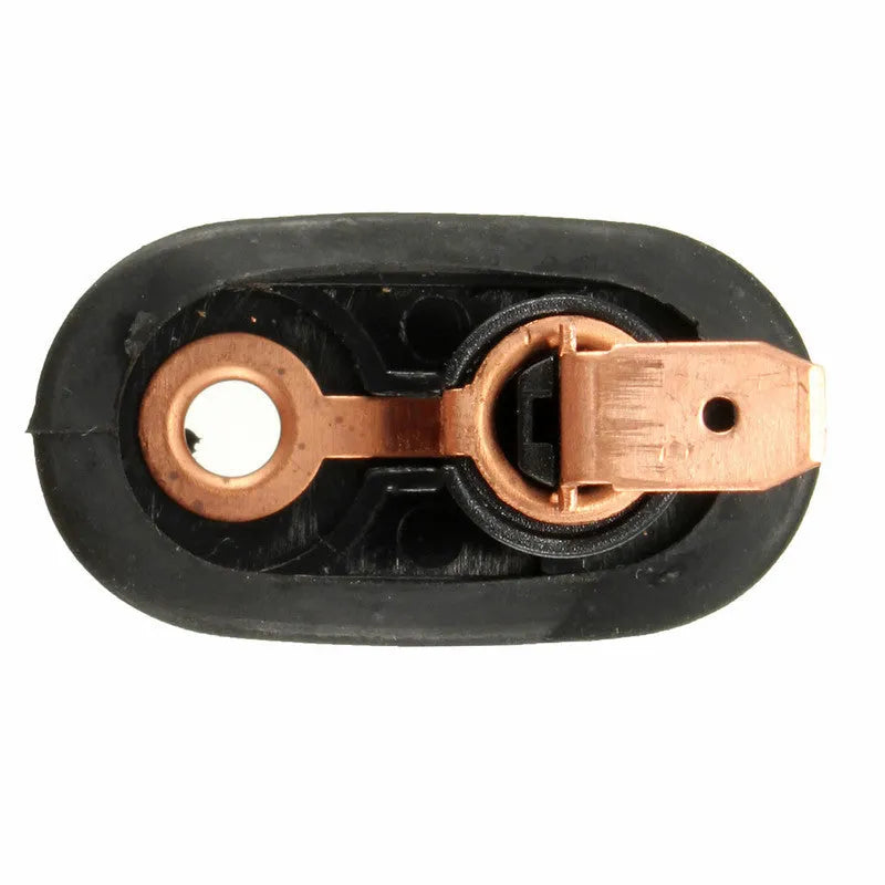 Black universal car interior door light switch with auto press mechanism for vehicle replacement