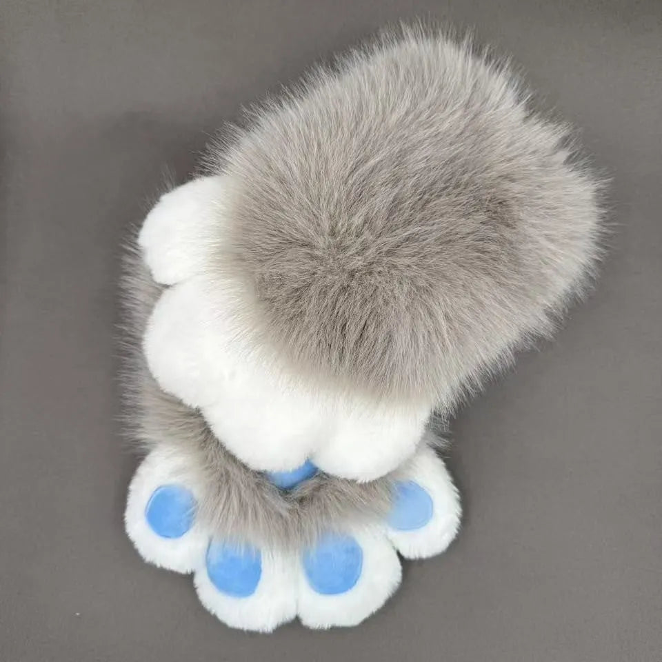 Colourful animal claw cosplay gloves in multiple colour combinations with nylon construction for costume decoration