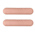 Silicone-edged hand-drawn dumbbell stick in various colours showing weight options for fitness training.