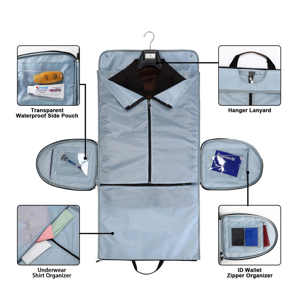 Folding multifunctional luggage duffel bag in Oxford cloth with 36-55L capacity