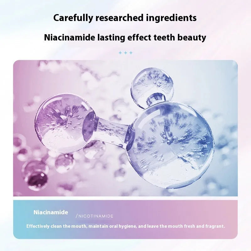 Nicotinamide Dazzling White Toothpaste 100g tube for adult teeth cleaning and whitening