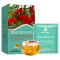 Box of herb substitutional tea with 50g net content based on medicine and food homology principles