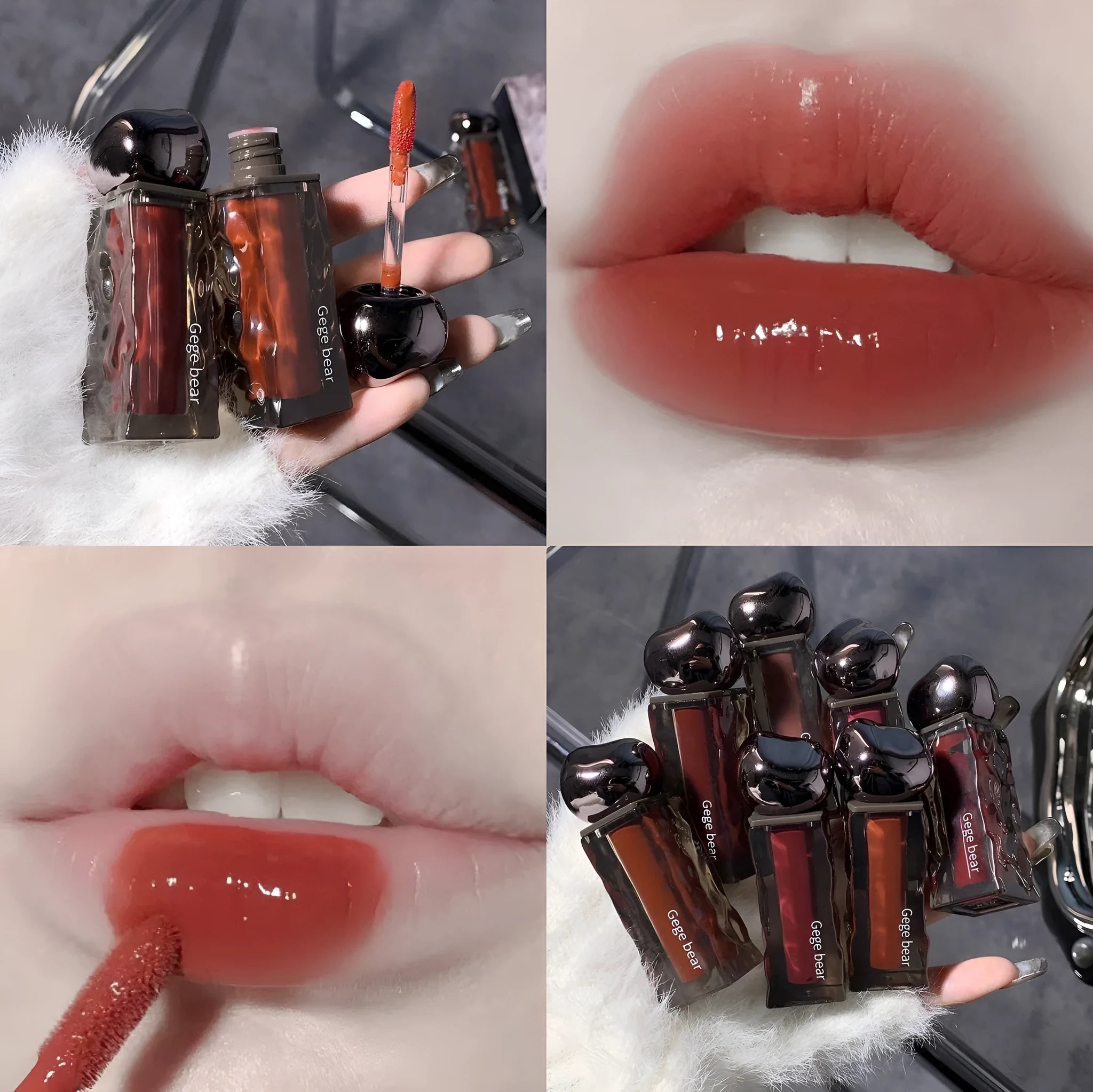 Glacier Lava Lip Lacquer mirror finish lip gloss in seven colour options