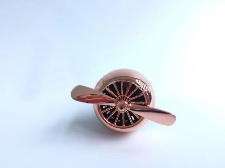 Car air vent freshener clip with Air Force 2 propeller and Power Ocean perfume tablet