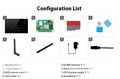 13.3-inch touch display with integrated Raspberry Pi CM4 computer board in ABS housing