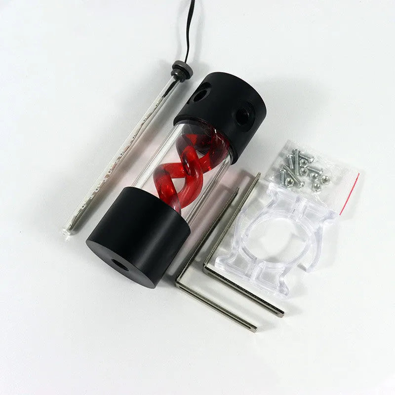 T virus water tank 155mm POM acrylic cooling reservoir for electric motorcycle and PC