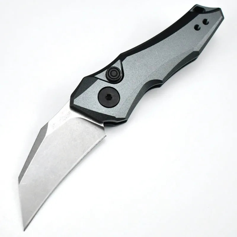 15cm portable folding pocket knife in black grey or green colour options