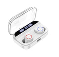 Black X11 Bluetooth wireless earbuds with a matching charging case and assorted silicone ear tips.