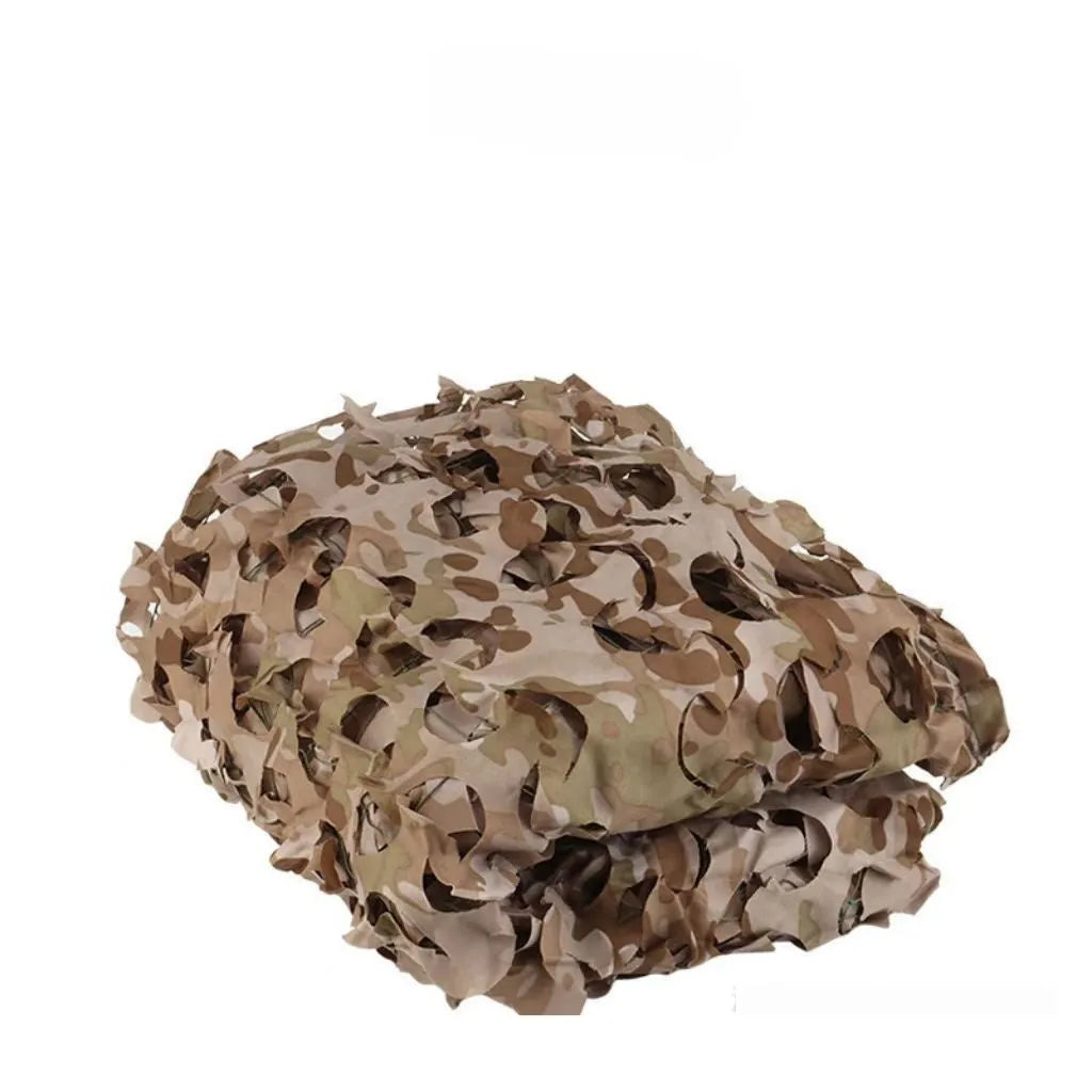 Green camouflage net with UV and infrared protection in dark night camouflage pattern