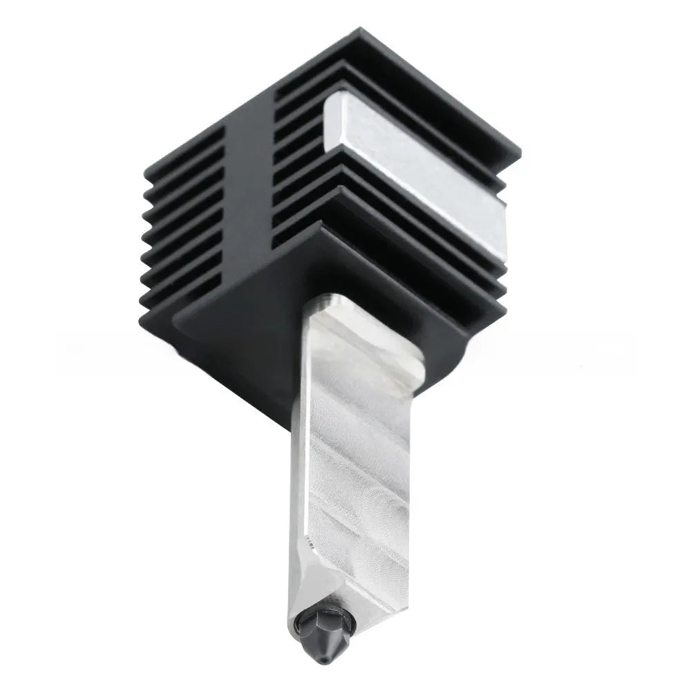 Bambu Lab A1 Mini 3D printer hot end replacement kit with four nozzle sizes and black silicone sleeve