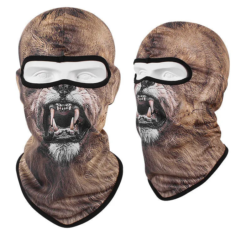 Bakool silk motorcycle skull balaclava showing skull design options on 36x29cm head cover