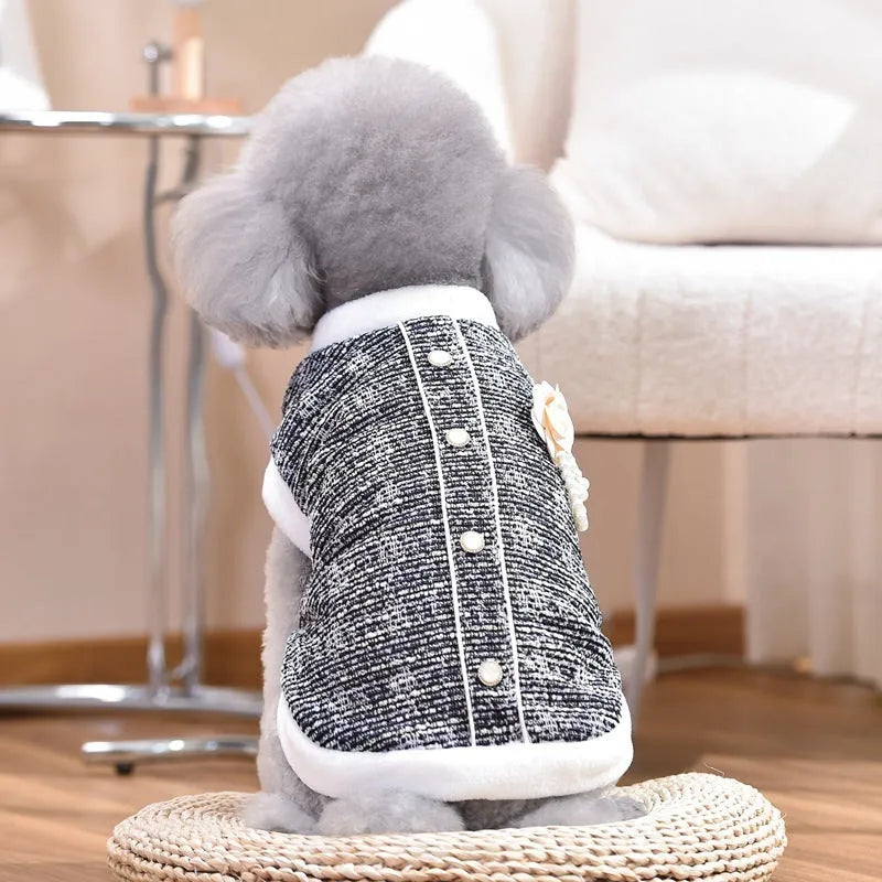 PU cat and sausage dog jacket in black or purple, sizes XS to 4XL, single top pet garment