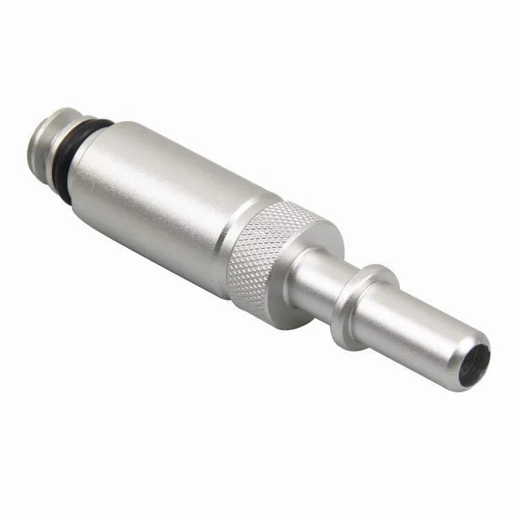 Silver metal transmission refueling joint adapter tool for VW Audi vehicles