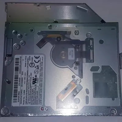 MacBook Pro 13 laptop built-in optical drive with silver housing showing SATA connection interface