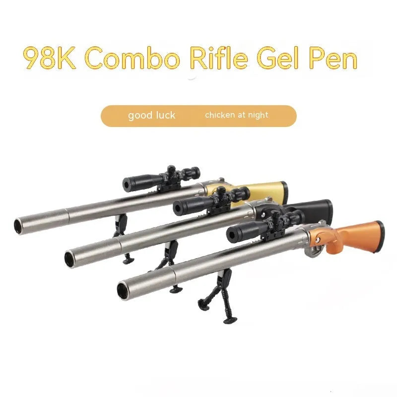 98K sniper rifle eating chicken creative gel pen with plastic modelling and 0.5mm tip
